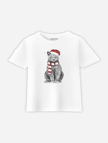 Tshirt Enfant XMAS CAT
