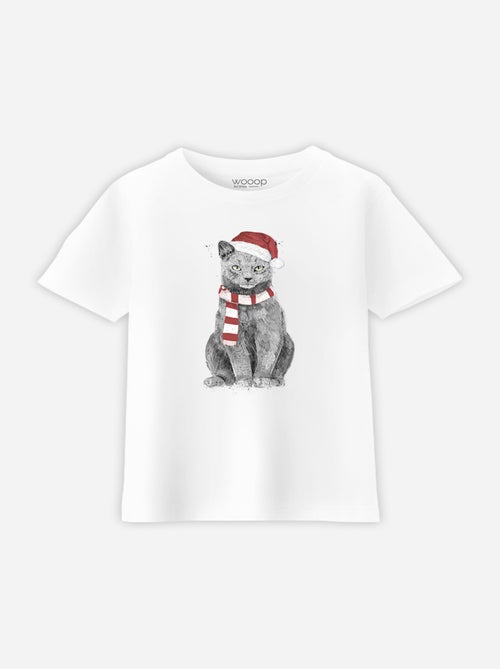 Tshirt Enfant XMAS CAT - Kiabi