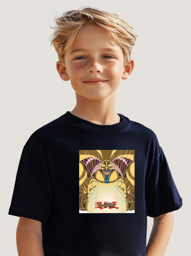 Tshirt Enfant YU GI OH 11 Bleu marine - Kiabi