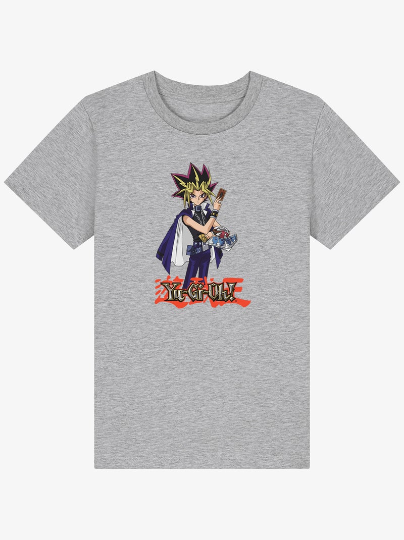 Tshirt Enfant YU GI OH 4 Gris chiné - Kiabi
