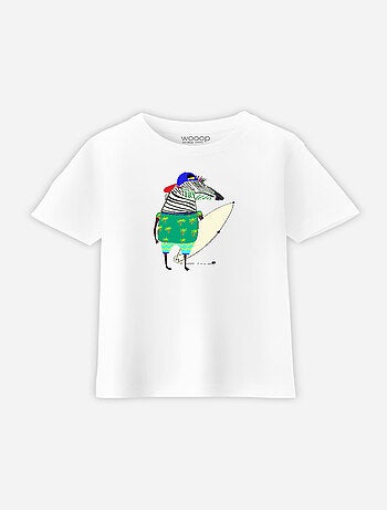Tshirt Enfant ZEBRA SURFER