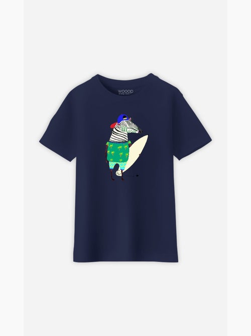 Tshirt Enfant ZEBRA SURFER - Kiabi