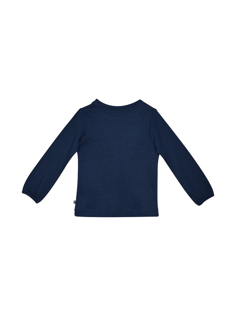 Tshirt interlock manches longues Paola Bleu - Kiabi