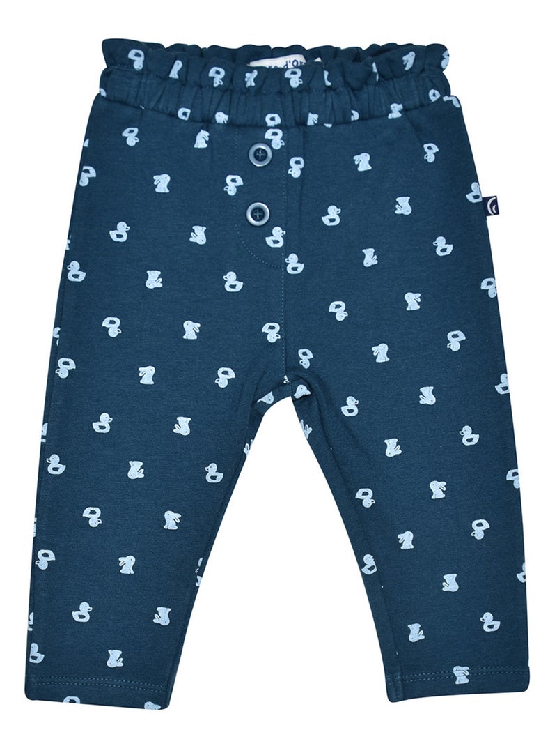 TSHIRT JEGGING MADELINE MAILLE BEBE Rose - Kiabi