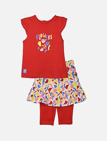 TSHIRT JUPE LANAE BEBE