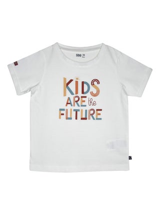 TSHIRT LAUREL MANCHES COURTES ENFANT
