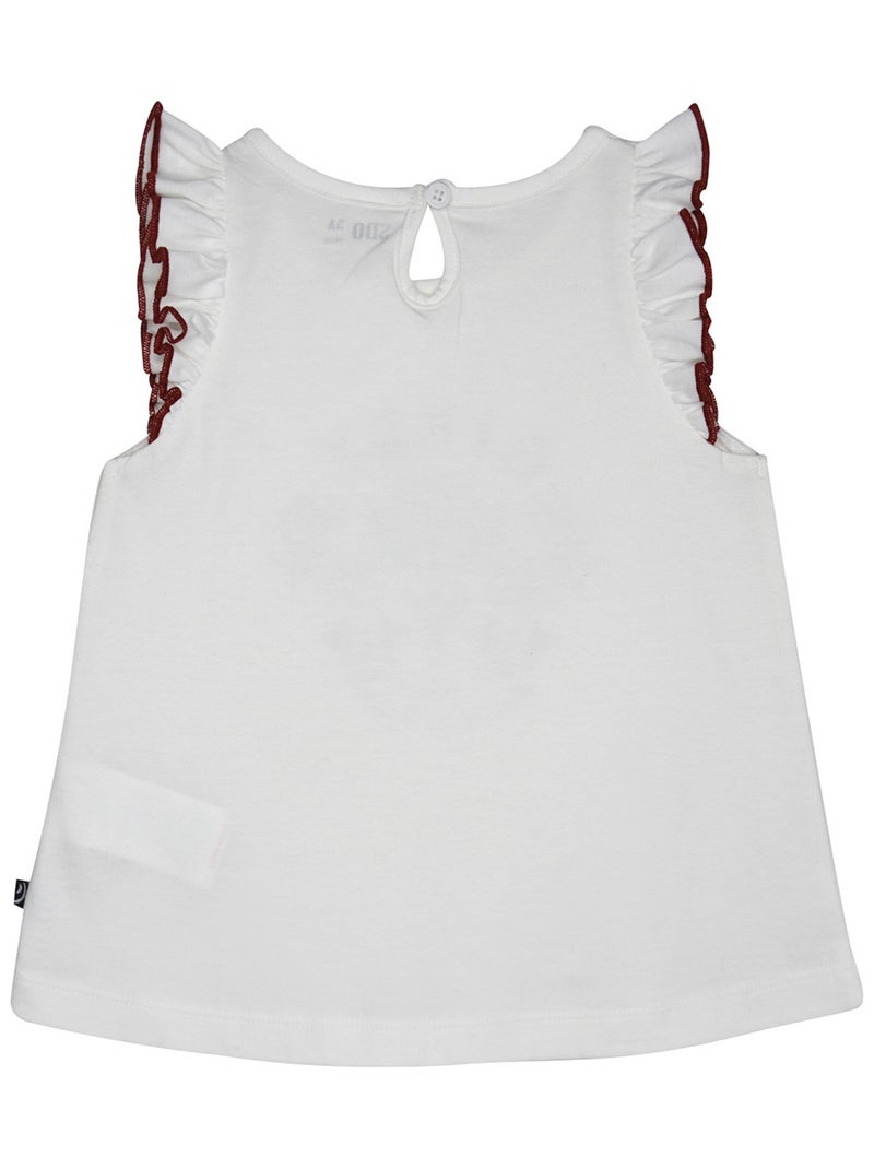 TSHIRT LORENZA SANS MANCHES ENFANT Beige - Kiabi
