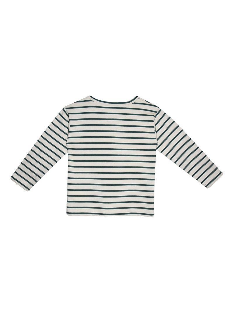 TSHIRT MAÏTENA MANCHES LONGUES ENFANT Blanc - Kiabi