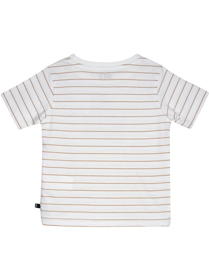 Tshirt manches courtes Robinson Blanc - Kiabi
