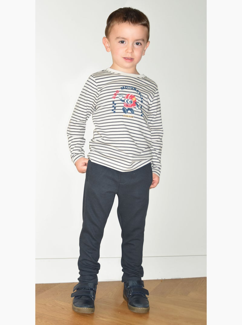 Tshirt manches longues Perico Blanc - Kiabi