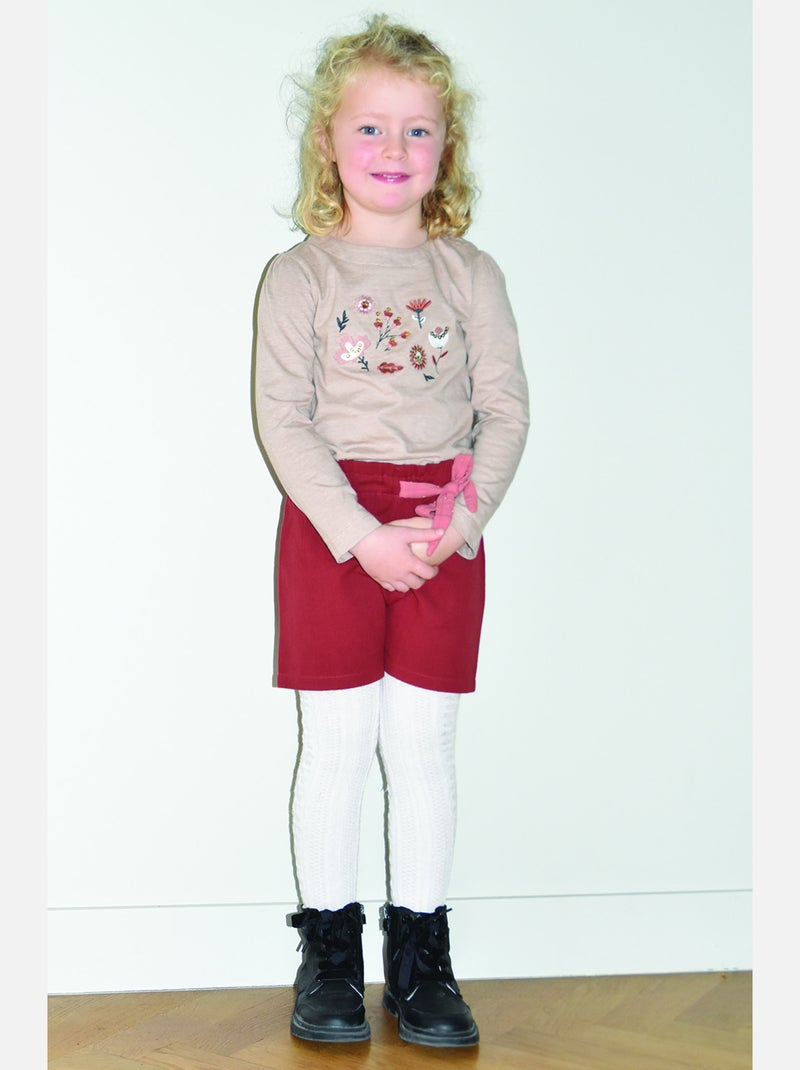 Tshirt manches longues Phedre les grands de Sucre d'Orge Beige - Kiabi