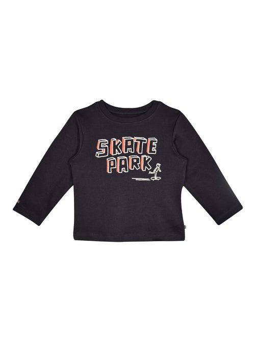 TSHIRT MARCUS INTERLOCK MANCHES LONGUES LES GRANDS DE SUCRE D'ORGE - Kiabi