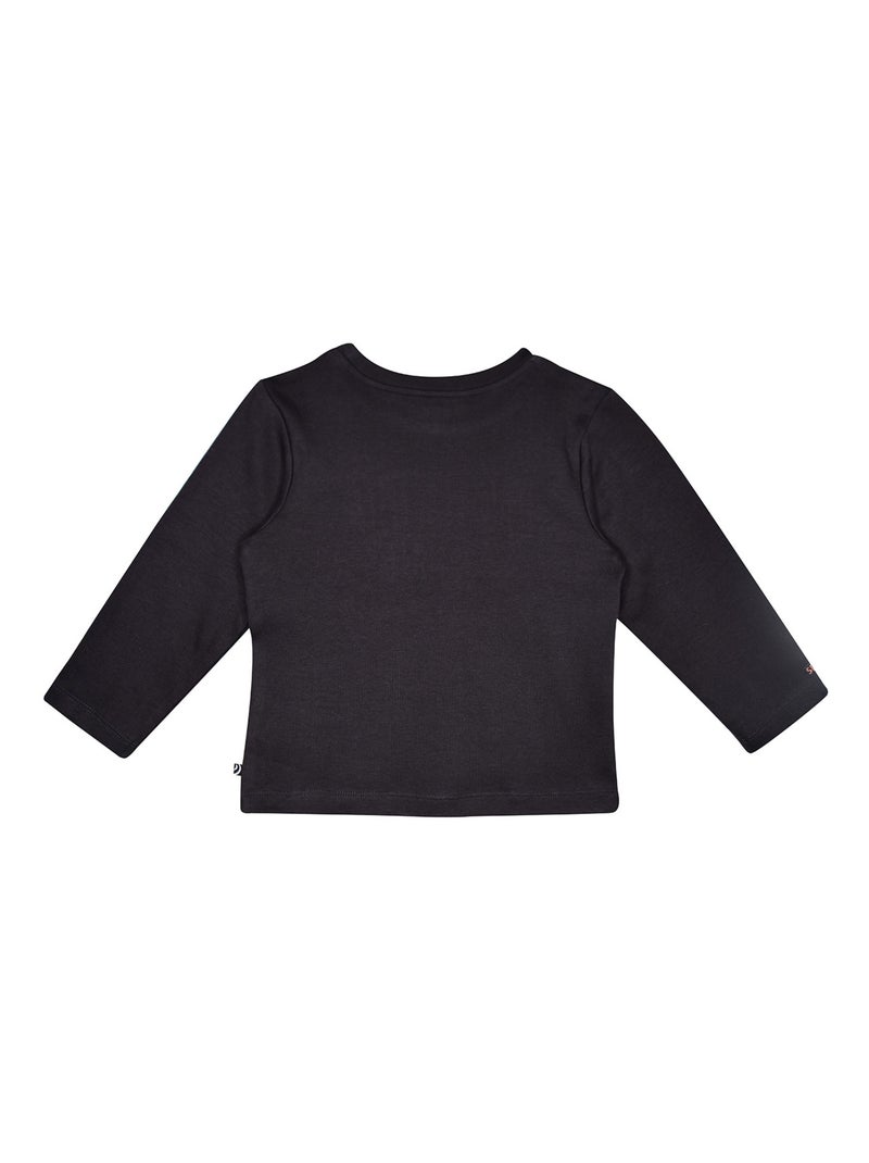 TSHIRT MARCUS INTERLOCK MANCHES LONGUES LES GRANDS DE SUCRE D'ORGE Gris - Kiabi