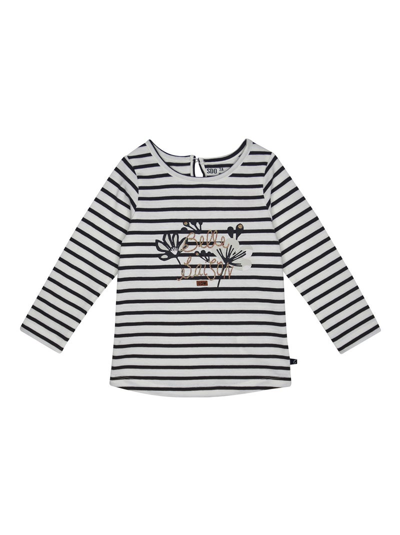 TSHIRT MAY MANCHES LONGUES LES GRANDS DE SUCRE D'ORGE Blanc - Kiabi
