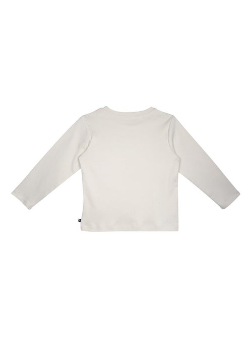 TSHIRT MEDERICK INTERLOCK MANCHES LONGUES ENFANT - Kiabi