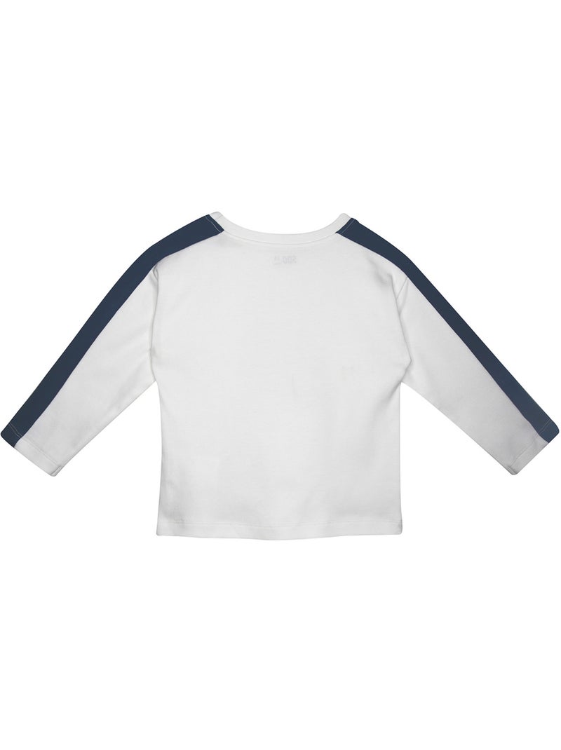 Tshirt melchior interlock manches longues enfant Beige - Kiabi