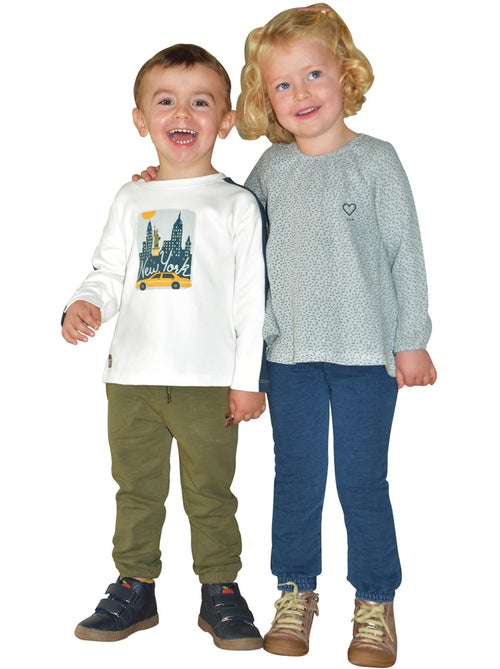 Tshirt melchior interlock manches longues enfant - Kiabi Tshirt melchior interlock manches longues enfant - Kiabi