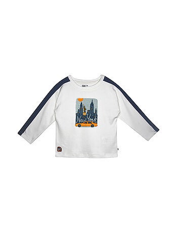 TSHIRT MELCHIOR INTERLOCK MANCHES LONGUES ENFANT
