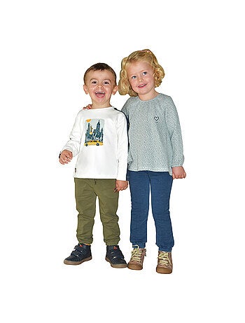 TSHIRT MELCHIOR INTERLOCK MANCHES LONGUES ENFANT