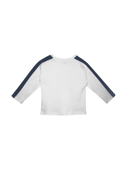 TSHIRT MELCHIOR INTERLOCK MANCHES LONGUES ENFANT - Kiabi