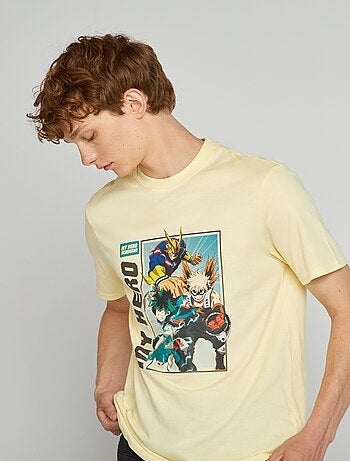 T'shirt 'My Hero Academia' à col rond