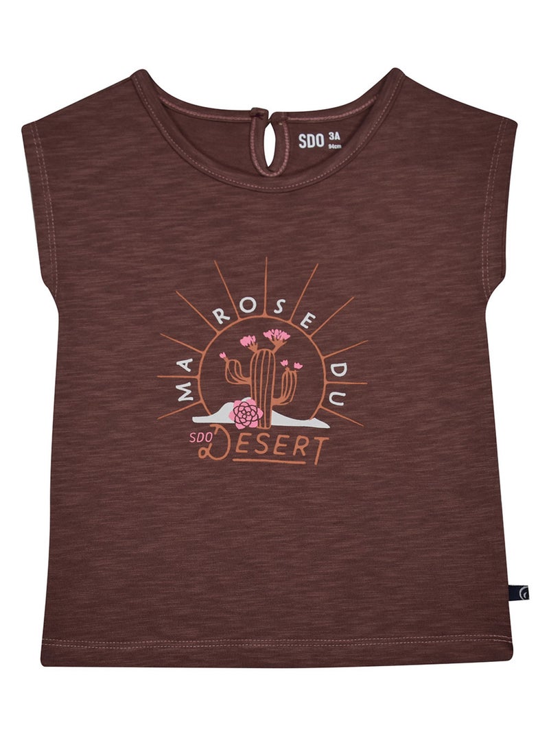 TSHIRT NANETTE LES GRANDS DE SUCRE D'ORGE Marron - Kiabi