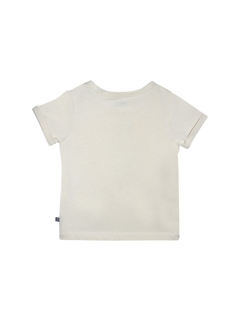 TSHIRT NARCISSIO MANCHES COURTES ENFANT Beige - Kiabi