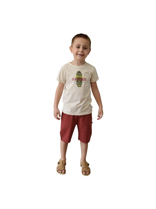 TSHIRT NARCISSIO MANCHES COURTES ENFANT - Kiabi
