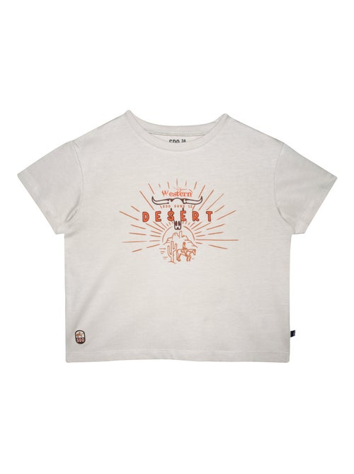 TSHIRT NGUYEN MANCHES COURTES - Kiabi