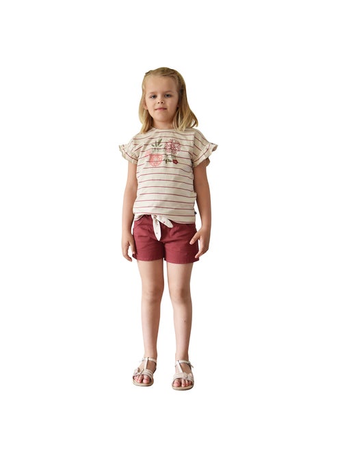 TSHIRT NIKKI MANCHES COURTES ENFANT - Kiabi