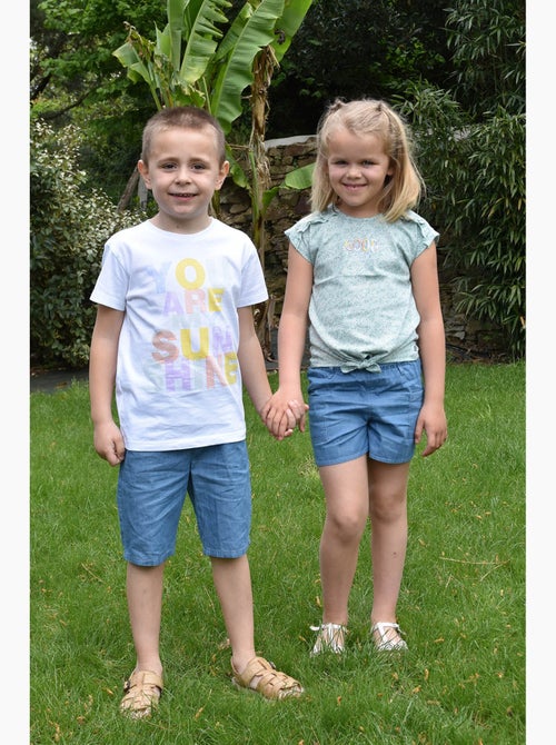 TSHIRT NORMAN MANCHES COURTES ENFANT - Kiabi