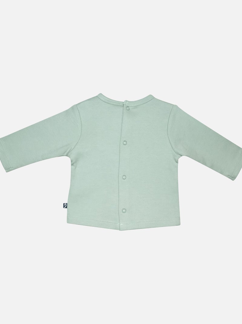TSHIRT PANTALON BAVOIR IONNIS MAILLE NAISSANCE Vert - Kiabi