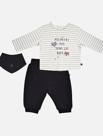 TSHIRT PANTALON BAVOIR MATT