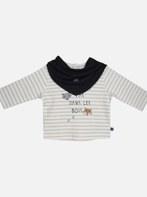 TSHIRT PANTALON BAVOIR MATT - Kiabi