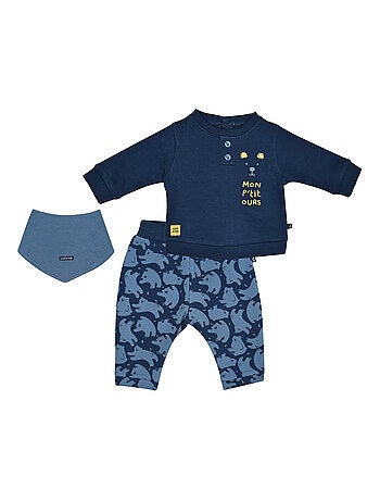 TSHIRT PANTALON BAVOIR MAX MAILLE NAISSANCE