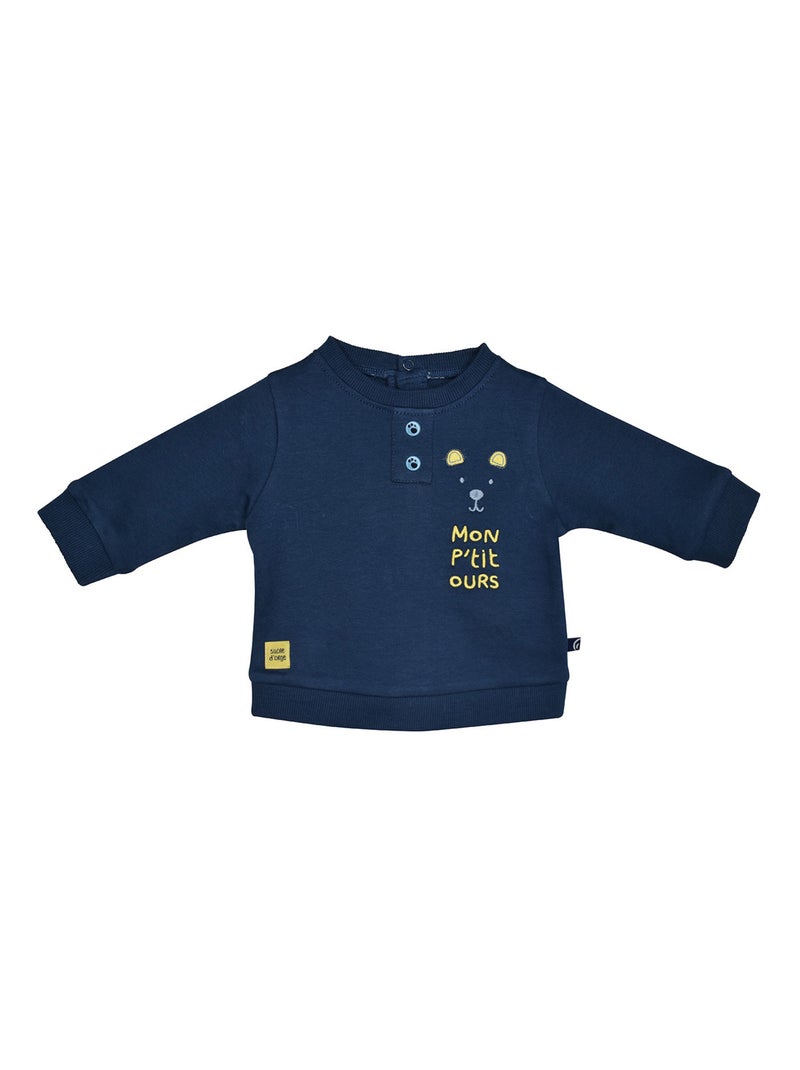 TSHIRT PANTALON BAVOIR MAX MAILLE NAISSANCE Bleu - Kiabi