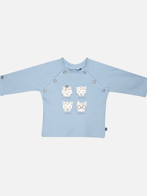 TSHIRT PANTALON BAVOIR MILES MAILLE MANCHES LONGUES BEBE - Kiabi
