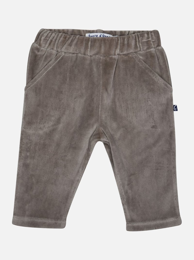 TSHIRT PANTALON BAVOIR MILES MAILLE MANCHES LONGUES BEBE Bleu - Kiabi