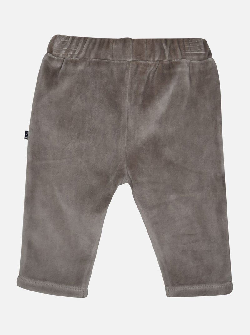 TSHIRT PANTALON BAVOIR MILES MAILLE MANCHES LONGUES BEBE Bleu - Kiabi