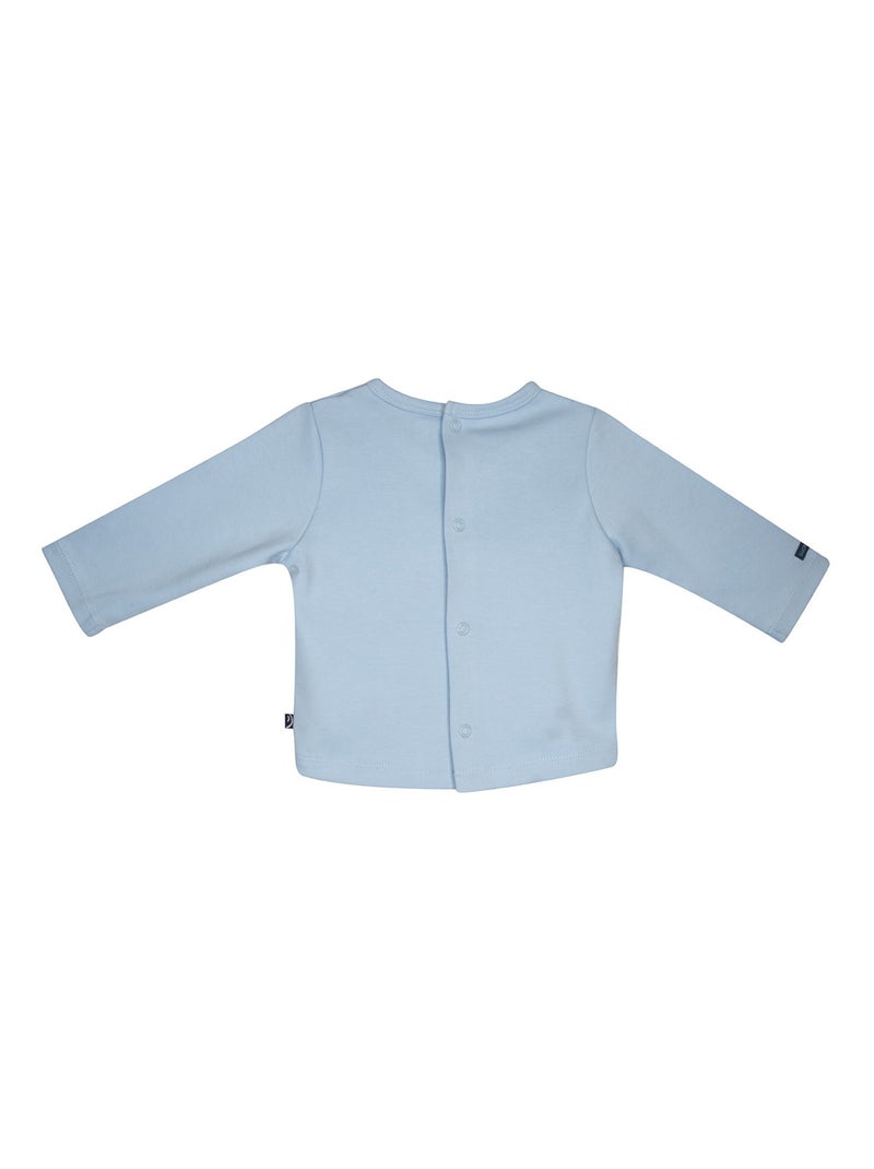 TSHIRT PANTALON BAVOIR MIO MAILLE BEBE Bleu - Kiabi