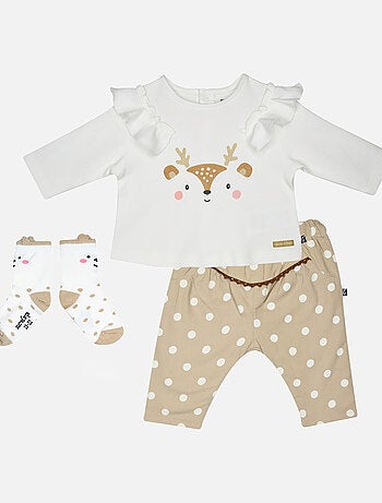 TSHIRT PANTALON CHAUSSETTES IVA MAILLE NAISSANCE