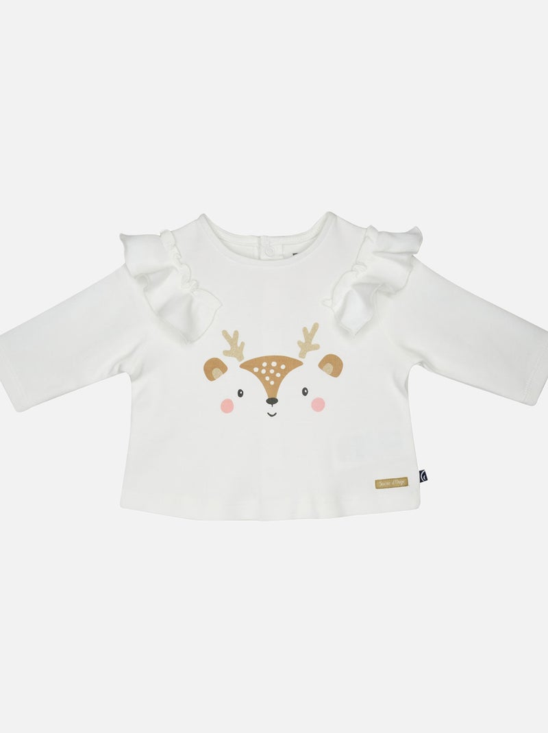 TSHIRT PANTALON CHAUSSETTES IVA MAILLE NAISSANCE Beige - Kiabi