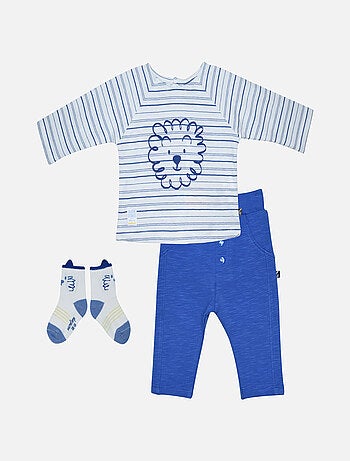 TSHIRT PANTALON CHAUSSETTES LEMY MAILLE NAISSANCE