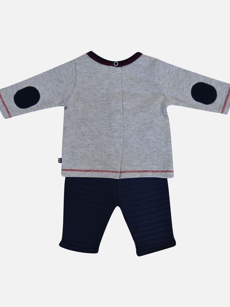 TSHIRT PANTALON ET BANDANA EVAN Gris - Kiabi