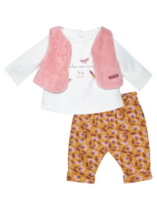 TSHIRT PANTALON GILET SS MCHES ISA MAILLE NAISSANCE