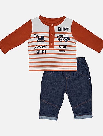 TSHIRT PANTALON INGMAR JEAN BEBE