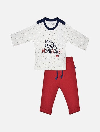 TSHIRT PANTALON JAOUAD MAILLE BEBE
