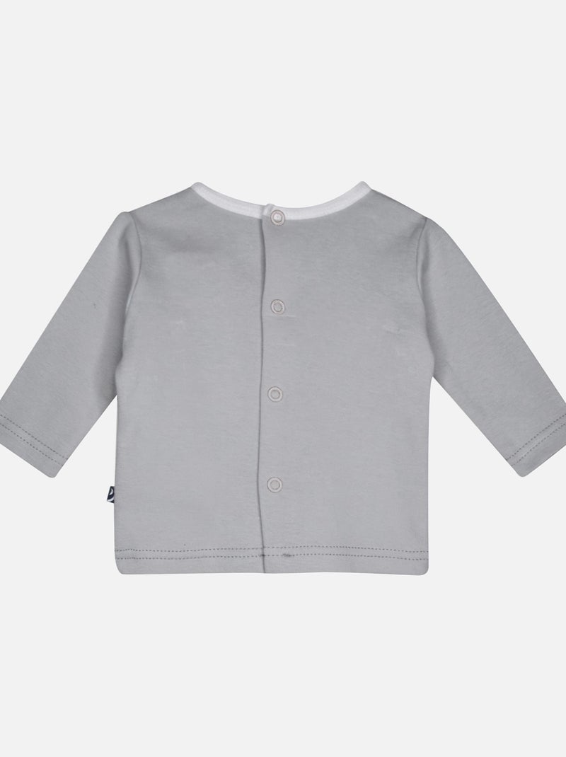 TSHIRT PANTALON JOAO MAILLE NAISSANCE Gris - Kiabi