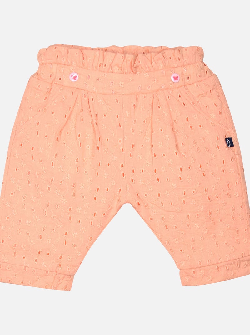 TSHIRT PANTALON LUCILE BEBE Orange - Kiabi