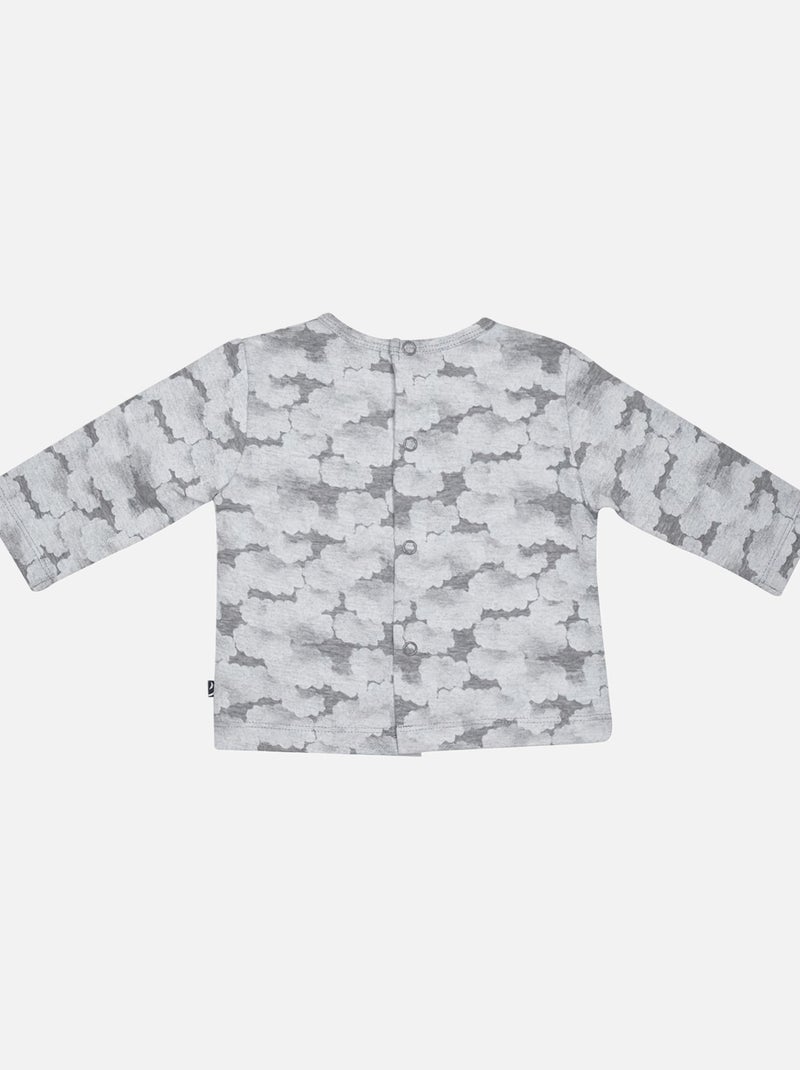 TSHIRT PANTALON MANU MAILLE BEBE Blanc - Kiabi